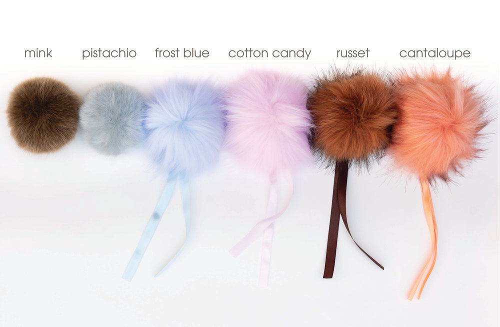 New Faux Fur Pom-Pom Colors
