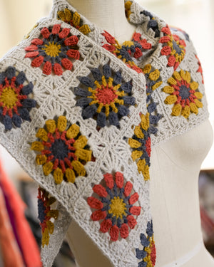 Sugar Bloom Shawl Kit - Crochet