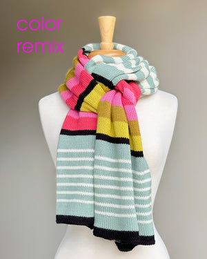 A. Opie Designs - Striped Elements Scarf and Hat