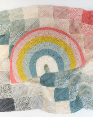 Over-the-Rainbow Pillow Knitting Kit