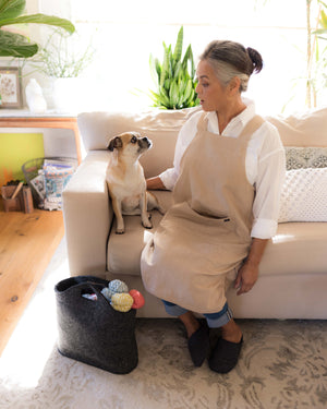 Wool Felt Tote - Grey