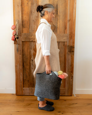 Wool Felt Tote - Grey