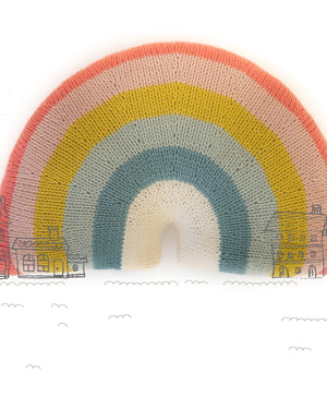 Over-the-Rainbow Pillow Knitting Kit