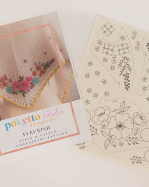 Fleurish Stick & Stitch Embroidery Pattern