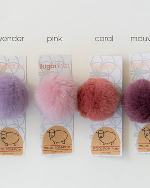 Wool Pom-Poms - 8 cm