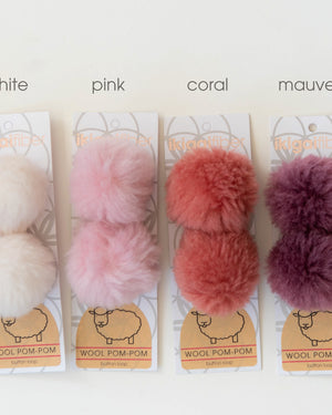 Wool Pom-Poms - 6 cm