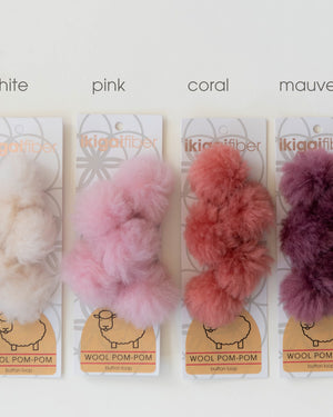 Wool Pom-Poms - 4 cm