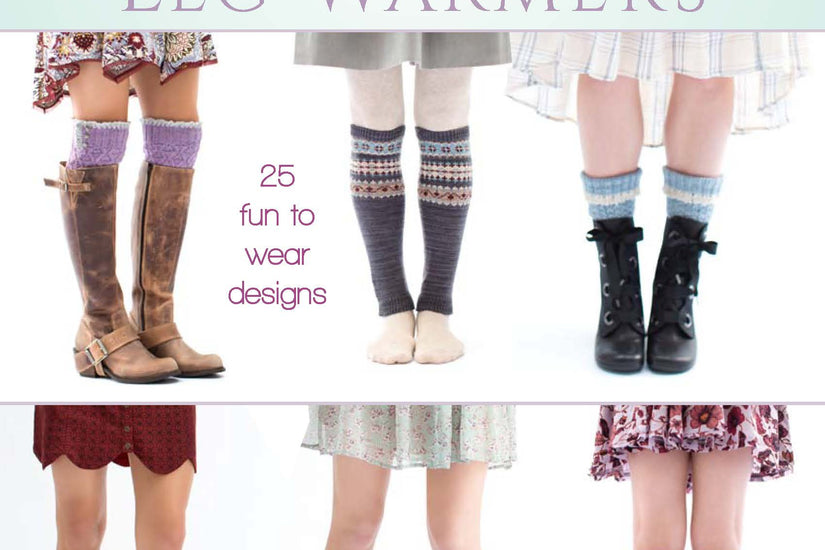 New Book Release!  D-T-I Knitted Boot Cuffs & Leg Warmers