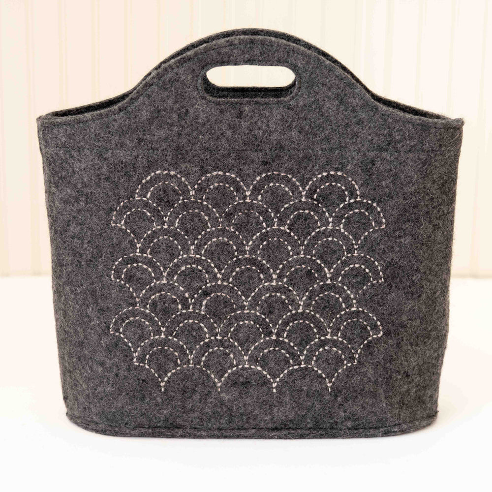 Wool-on-Wool Sashiko Embroidery