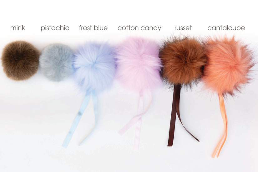 New Faux Fur Pom-Pom Colors