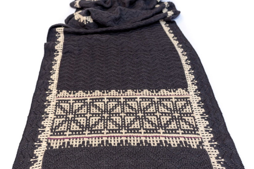 New Skyline Stole Knitting Kit & Pattern
