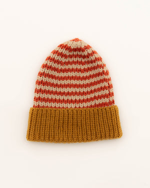 Striped Ribeanie Hat Knitting Kit