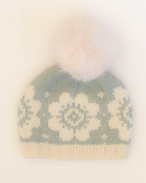 Zinnia Hat Knitting Kit