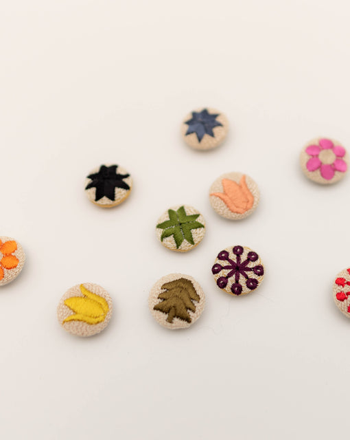 Buttons - Embroidered