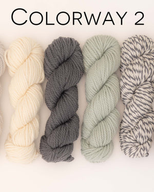 "Big" Wave Wrap Knitting Kit
