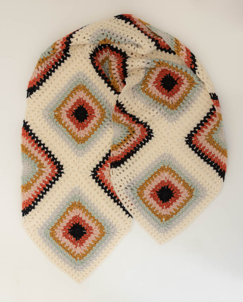 Granny Square Lite Wrap Crochet Kit