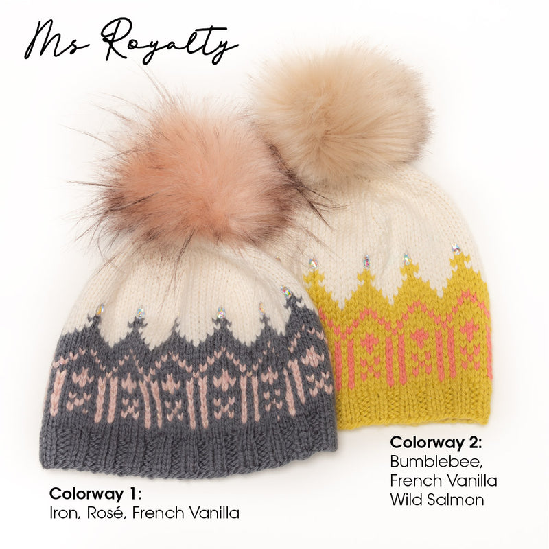 Ms Royalty Hat Knitting Kit