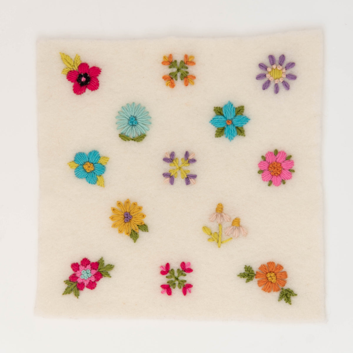 Stick & Stitch | Botanical Flowers| Pack of 15 designs