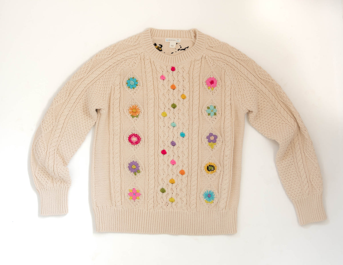 Scandi Flowers Stick & Stitch Embroidery Pattern – Pam Powers Knits