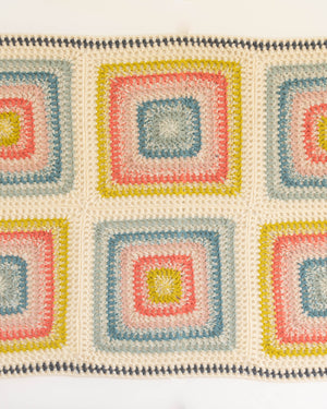 Granny Square Lite Blanket Crochet Kit