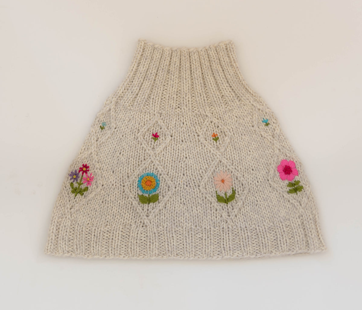 Scandi Flowers Stick & Stitch Embroidery Pattern – Pam Powers Knits